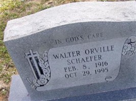 Walter Orville Schaefer Walter Orville Schaefer