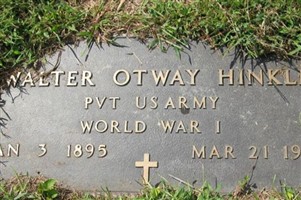 Walter Otway Hinkle Walter Otway Hinkle