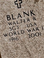 Walter R Blank