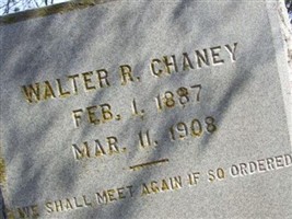 Walter R Chaney Walter R Chaney