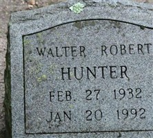 Walter Robert "Bob" Hunter Walter Robert "Bob" Hunter