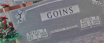 Walter Robert Goins Walter Robert Goins