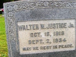 Walter W. Justice, Jr Walter W. Justice, Jr