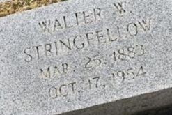 Walter W. Stringfellow Walter W. Stringfellow