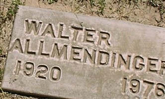 Walter "Wally" Allmendinger