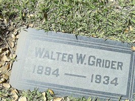 Walter William Grider Walter William Grider