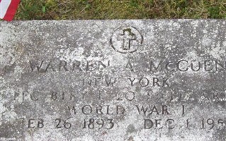 Warren A McCuen
