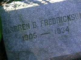 Warren B Fredrickson