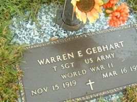Warren E. Gebhart Warren E. Gebhart