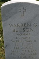 Warren G Benson