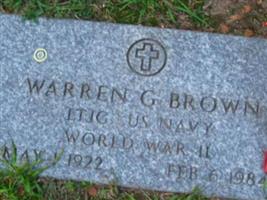 Warren G Brown