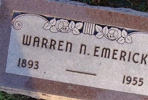 Warren N Emerick Warren N Emerick