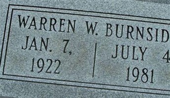 Warren W. Burnside