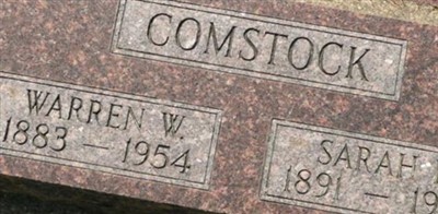 Warren W Comstock Warren W Comstock