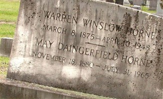 Warren Winslow Horne Warren Winslow Horne