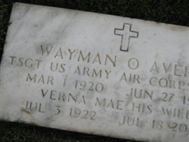 Wayman O Avery Wayman O Avery