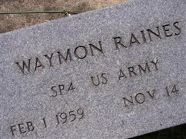 Waymon Raines Waymon Raines
