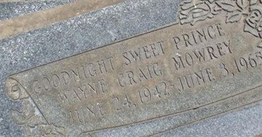 Wayne Craig Mowrey