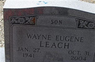 Wayne Eugene Leach Wayne Eugene Leach