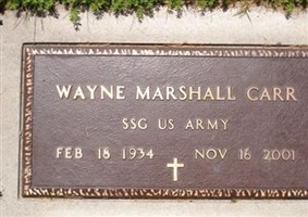Wayne Marshall Carr Wayne Marshall Carr