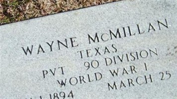 Wayne McMillan Wayne McMillan