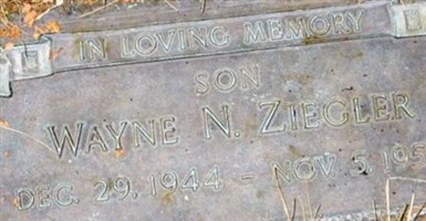 Wayne N. Ziegler Wayne N. Ziegler