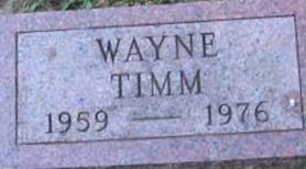 Wayne Timm Wayne Timm