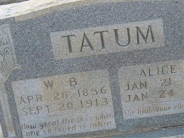 W B Tatum
