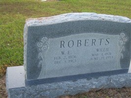 W E Roberts W E Roberts