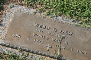 Webb G. Dew Webb G. Dew