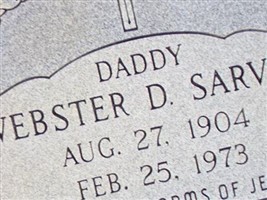 Webster D. "Web" Sarver Webster D. "Web" Sarver