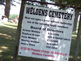 Weldens Cemetery Weldens Cemetery