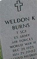 Weldon K Burns