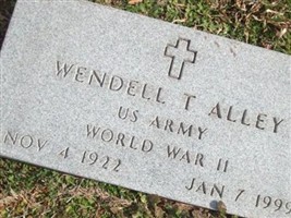 Wendell Theodore Alley Wendell Theodore Alley