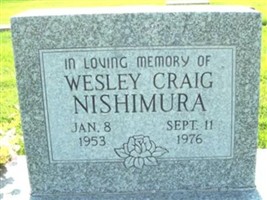 Wesley Craig Nishimura Wesley Craig Nishimura
