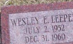 Wesley E Leeper