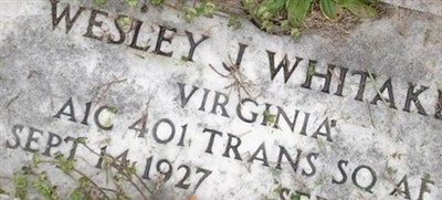 Wesley J. Whitaker Wesley J. Whitaker