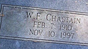W F Chastain W F Chastain