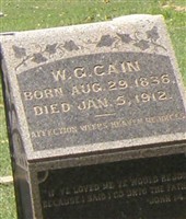 W. G. Cain W. G. Cain