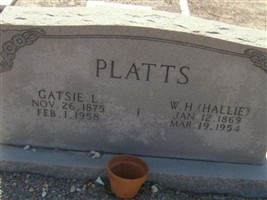 W. H. "Hallie" Platts W. H. "Hallie" Platts