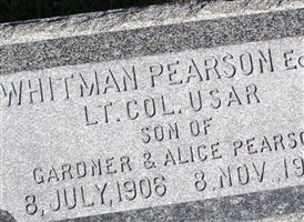 Whitman Pearson Whitman Pearson