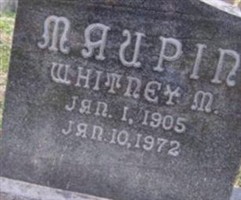 Whitney M. Maupin Whitney M. Maupin