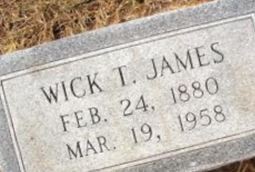 Wick T James
