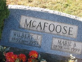Wilbert J McAfoose Wilbert J McAfoose