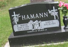 Wilbur "Bertie" Hamann, Sr