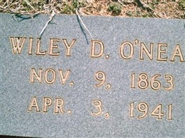 Wiley D. O'Neal Wiley D. O'Neal