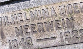Wilhelmina Doerr Meerwein Wilhelmina Doerr Meerwein