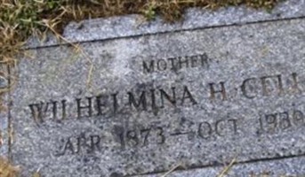 Wilhelmina "Minnie" H. Mueninghaus Cella Wilhelmina "Minnie" H. Mueninghaus Cella