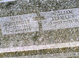 Wilhelmina Sophia Schroeder Seemann