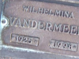 Wilhelmina Vandermeer Wilhelmina Vandermeer